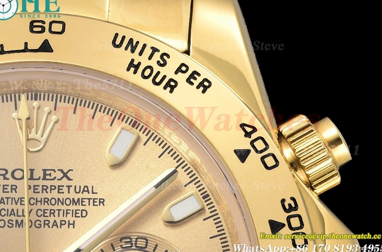 Dial 40mm GDF Gold A3836 YG Daytona YG 0513